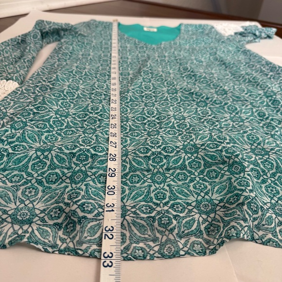 Show Me Your Mumu Portabella Tunic Mini Dress Boho Chiffon Lace Little Lady Lolo - Picture 8 of 11